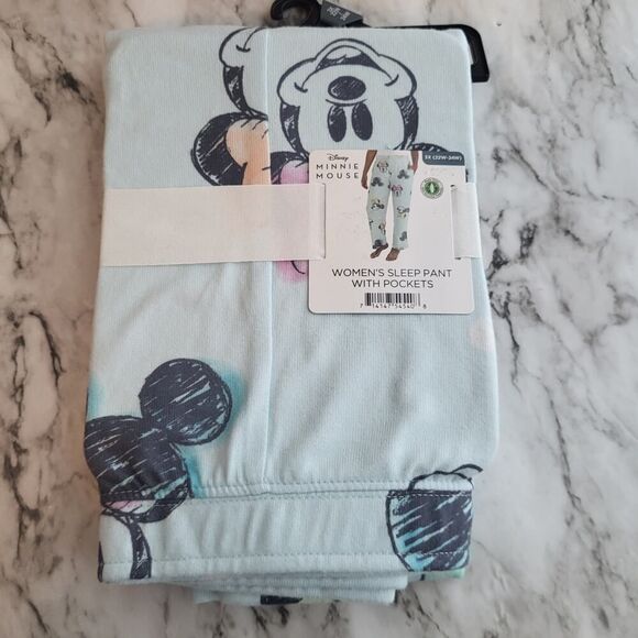 Minnie And Mickie Mouse Women's Printed Sleep Pants With Pockets Size 3X - Picture 10 of 13